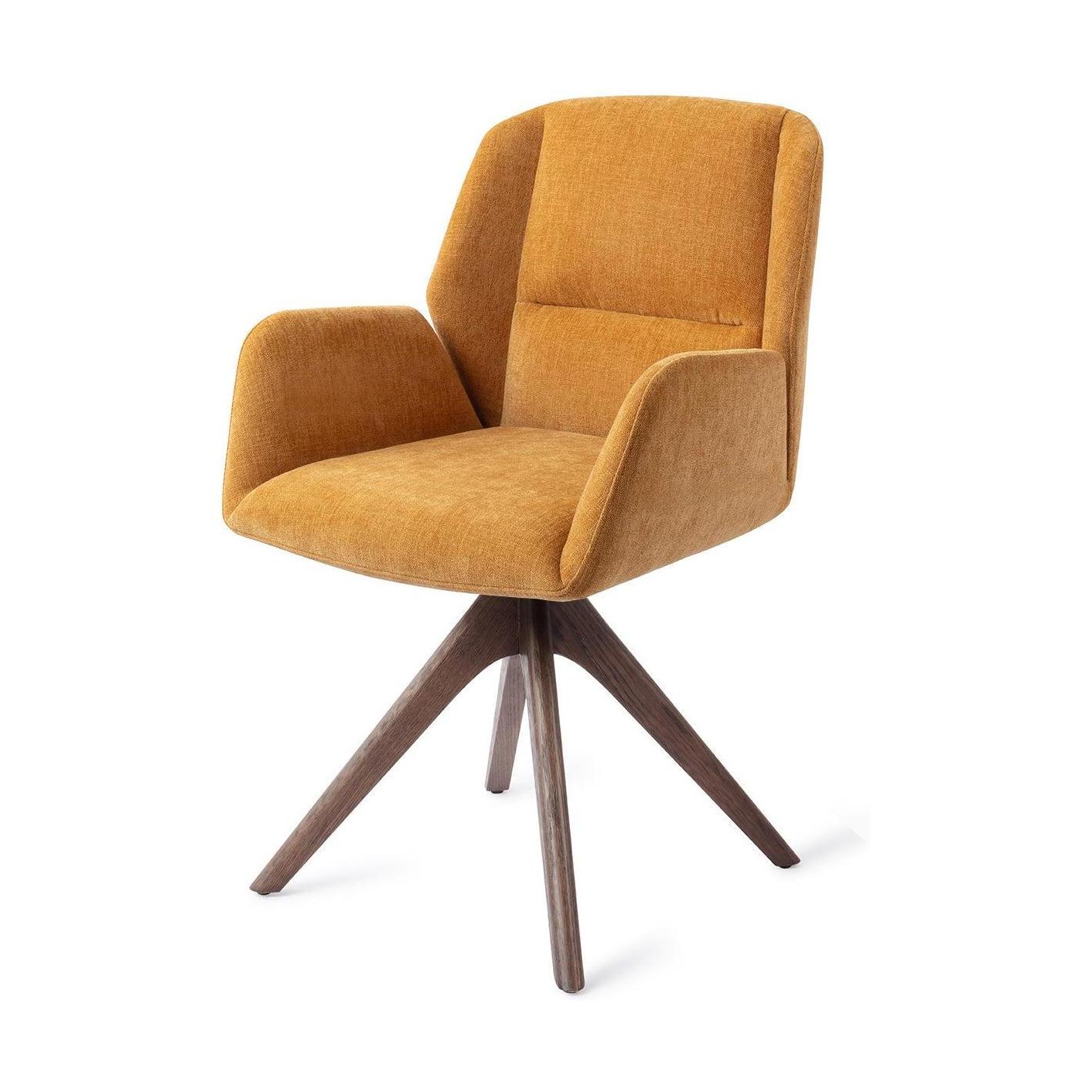 Jesper Home Myoko eetkamerstoel El Dorado revolve oak walnut