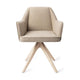 Jesper Home Tome eetkamerstoel Great Greige revolve oak bleach