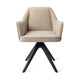 Jesper Home Tome eetkamerstoel Great Greige revolve oak black