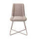 Jesper Home Umedo eetkamerstoel Grainy Greige cross rose