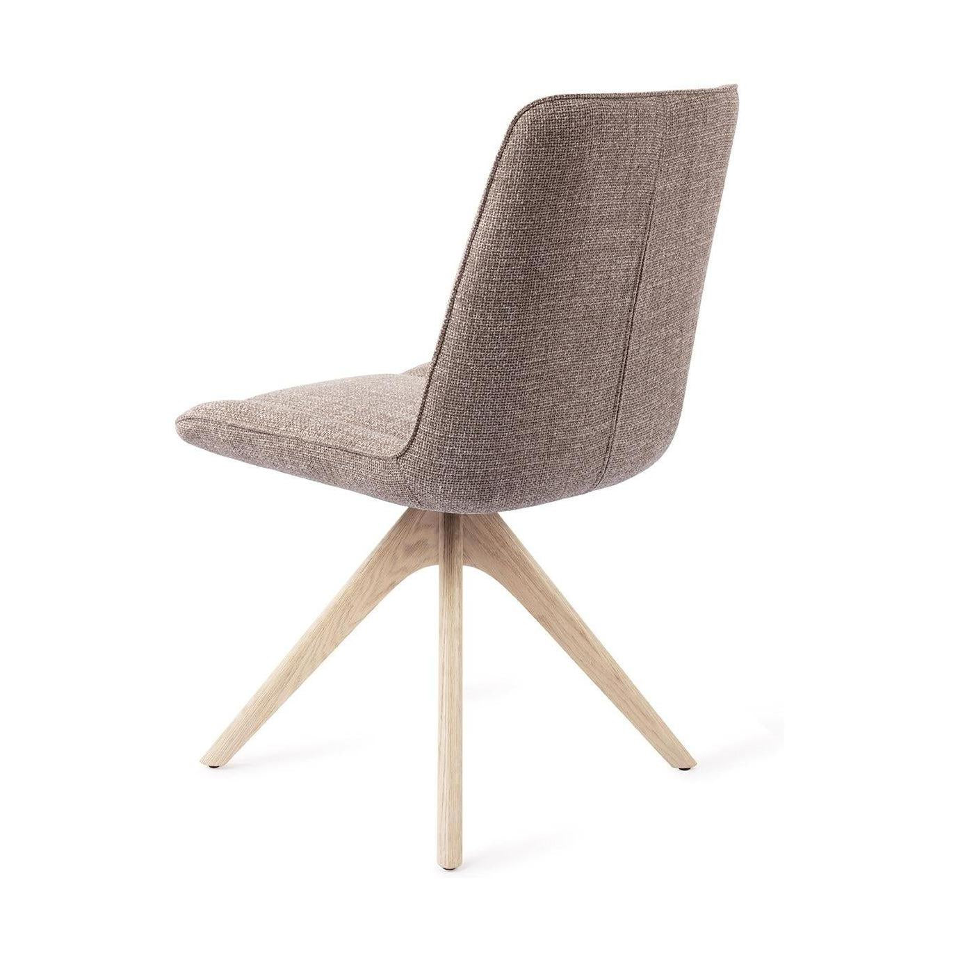Jesper Home Umedo eetkamerstoel Grainy Greige revolve oak bleach