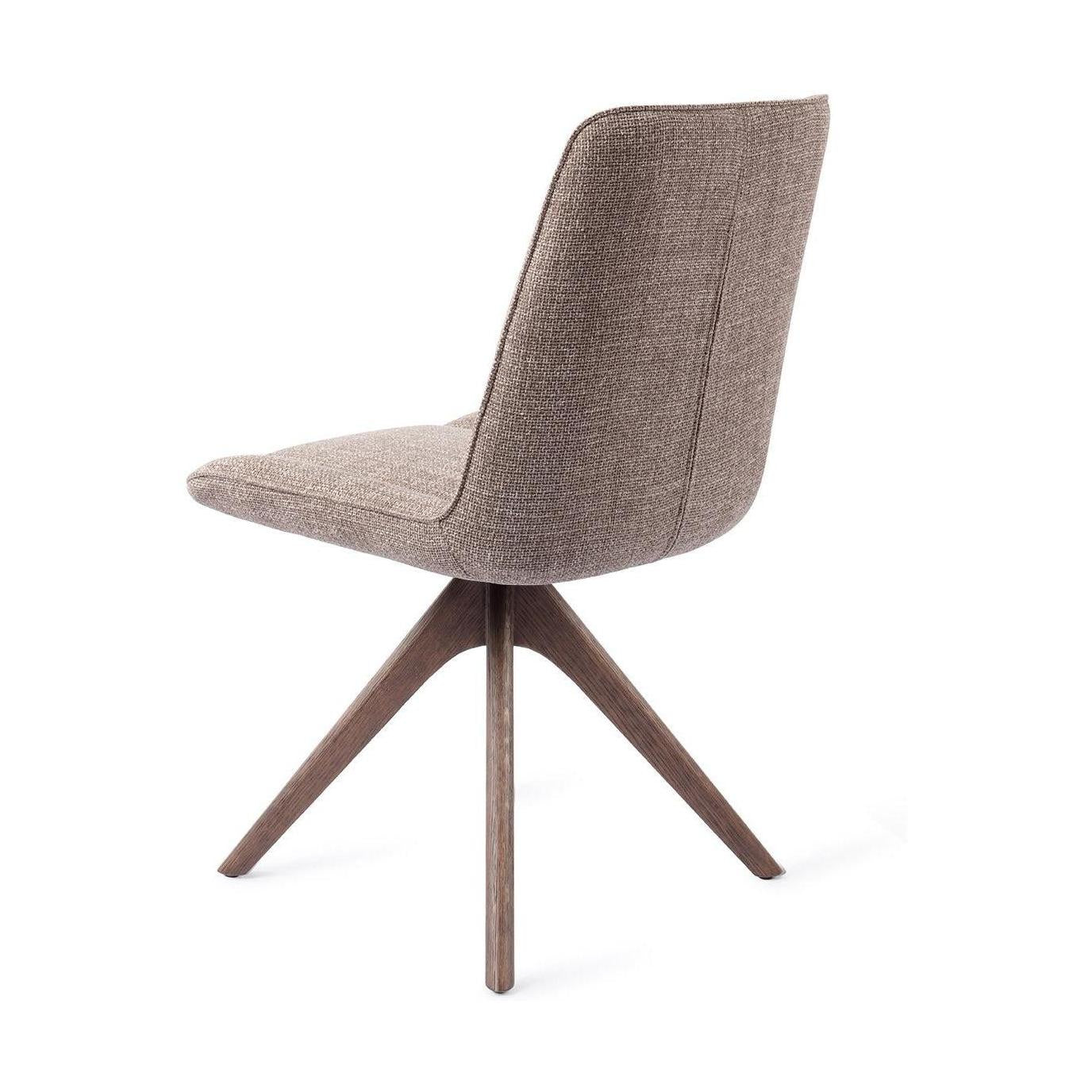 Jesper Home Umedo eetkamerstoel Grainy Greige revolve oak walnut