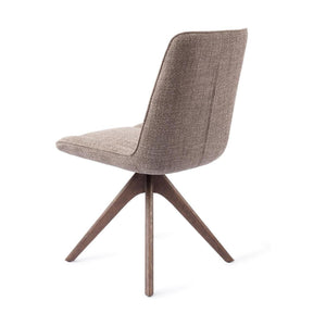Jesper Home Umedo eetkamerstoel Grainy Greige revolve oak walnut