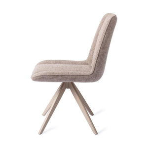 Jesper Home Umedo eetkamerstoel Grainy Greige turn beige