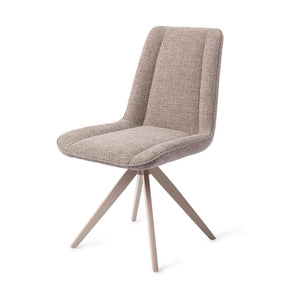 Jesper Home Umedo eetkamerstoel Grainy Greige turn beige