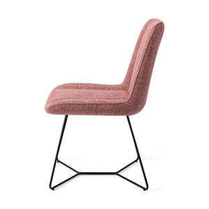 Jesper Home Umedo eetkamerstoel Scarlet Grain beehive black