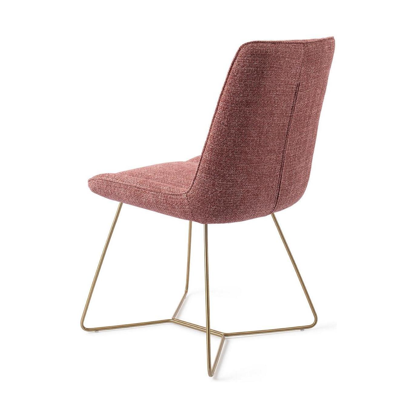 Jesper Home Umedo eetkamerstoel Scarlet Grain beehive gold