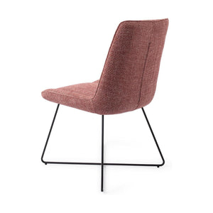 Jesper Home Umedo eetkamerstoel Scarlet Grain cross black