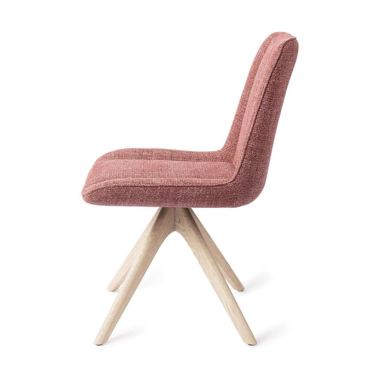 Jesper Home Umedo eetkamerstoel Scarlet Grain revolve oak bleach