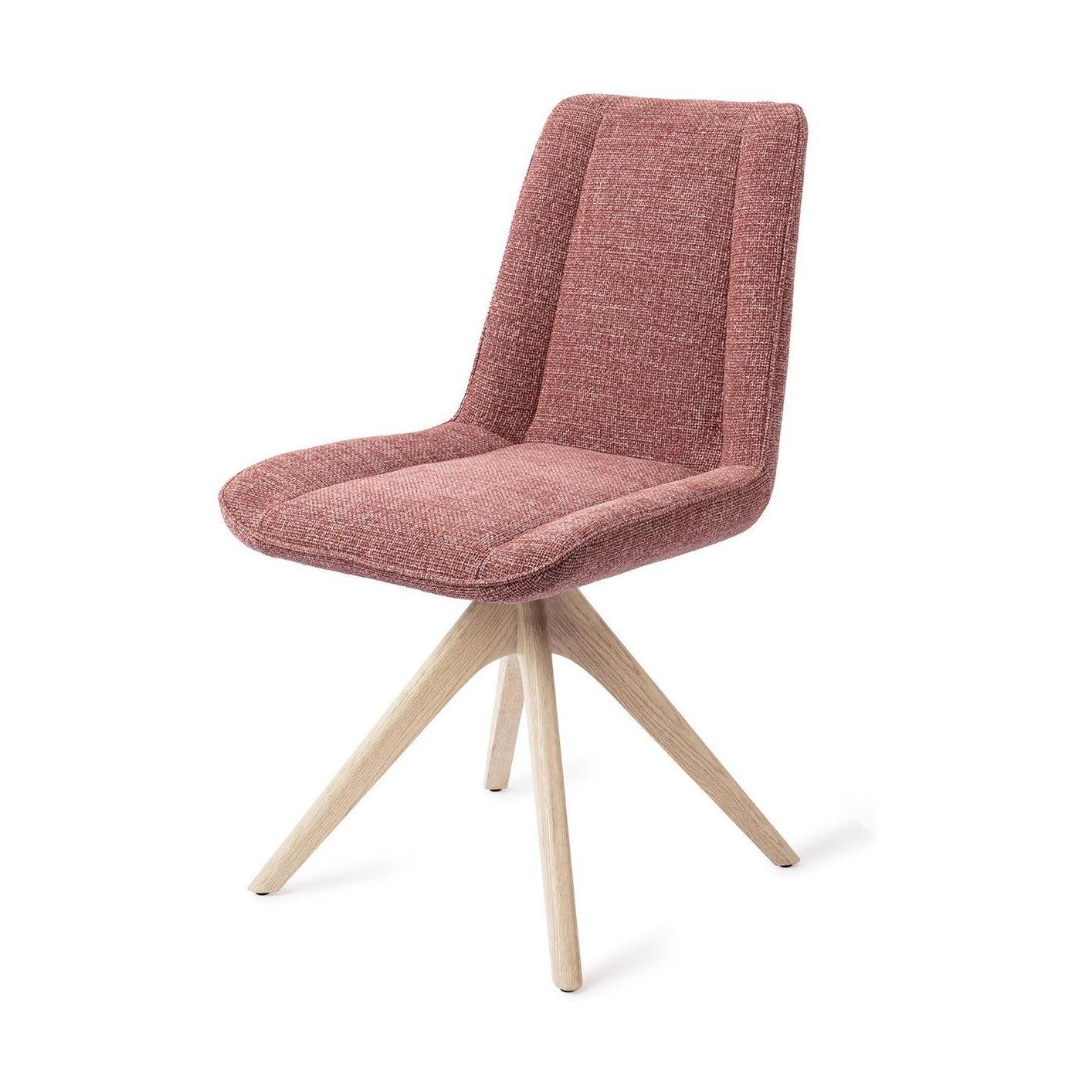 Jesper Home Umedo eetkamerstoel Scarlet Grain revolve oak bleach