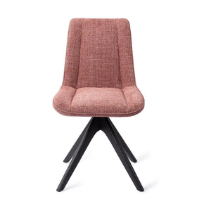 Jesper Home Umedo eetkamerstoel Scarlet Grain revolve oak black