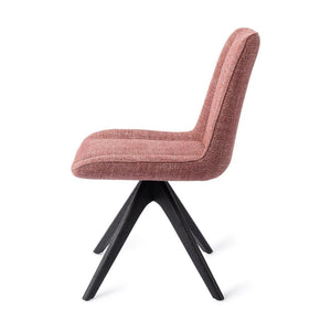 Jesper Home Umedo eetkamerstoel Scarlet Grain revolve oak black