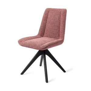 Jesper Home Umedo eetkamerstoel Scarlet Grain revolve oak black