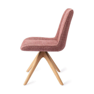 Jesper Home Umedo eetkamerstoel Scarlet Grain revolve oak natural