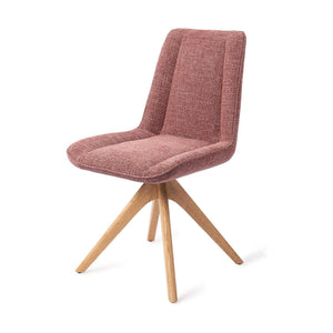Jesper Home Umedo eetkamerstoel Scarlet Grain revolve oak natural