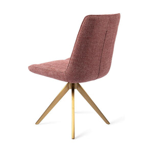 Jesper Home Umedo eetkamerstoel Scarlet Grain turn gold