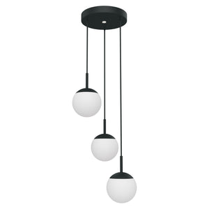 Fermob Mooon! hanglamp 3 stuks Ø15 cm Anthracite