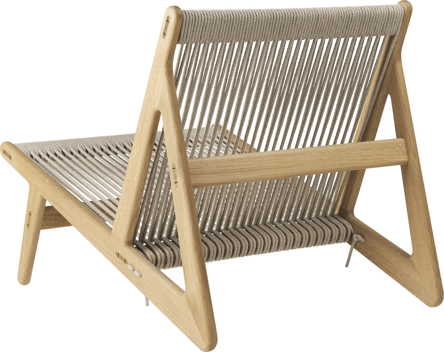 Gubi MR01 loungestoel geolied eiken