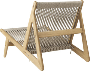 Gubi MR01 loungestoel geolied eiken