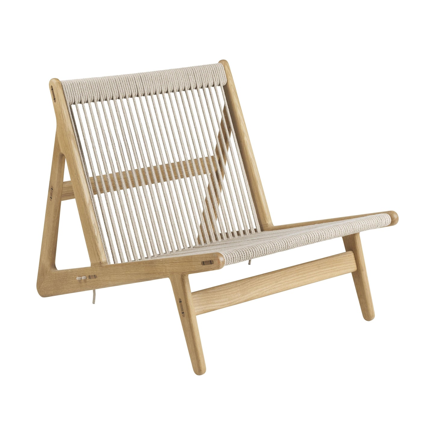 Gubi MR01 loungestoel geolied eiken