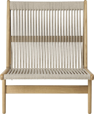 Gubi MR01 loungestoel geolied eiken