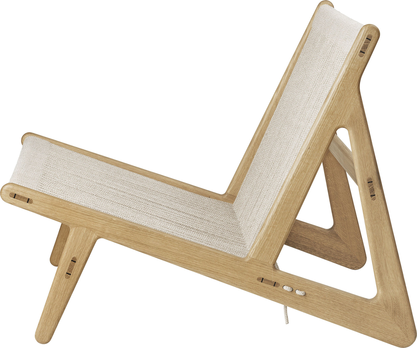 Gubi MR01 loungestoel geolied eiken