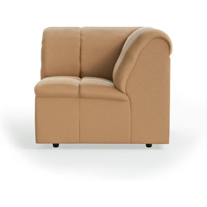 HKliving Wave bank corner Corduroy Rib Brown