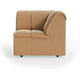 HKliving Wave bank corner Corduroy Rib Brown