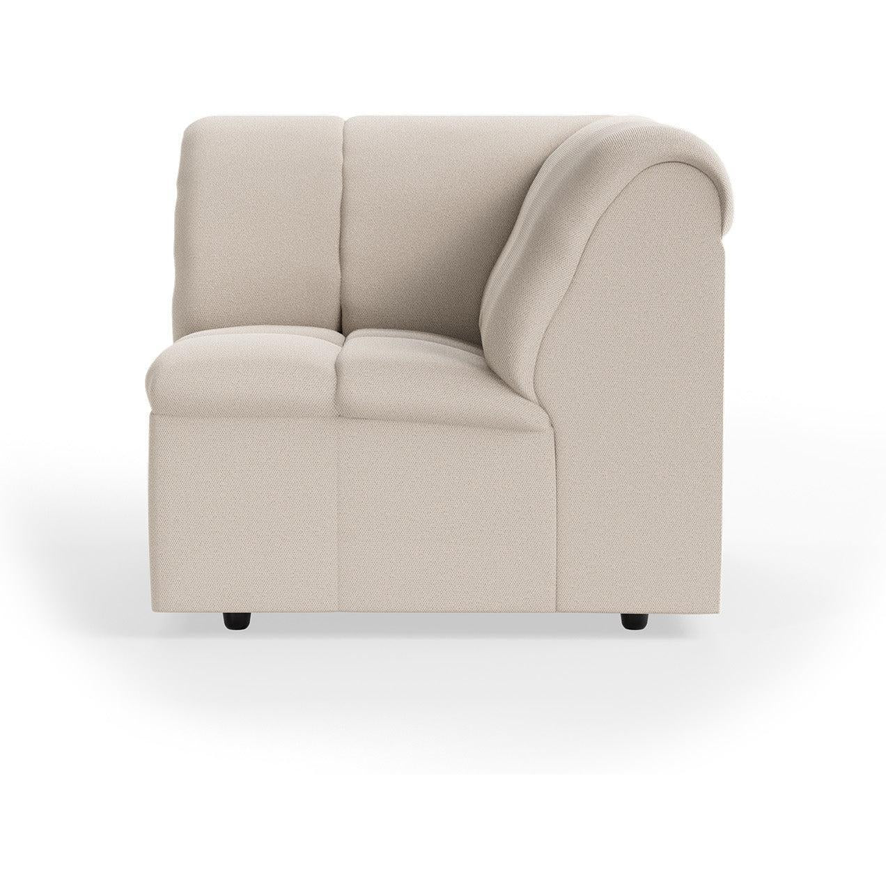 HKliving Wave bank corner Cosy Beige