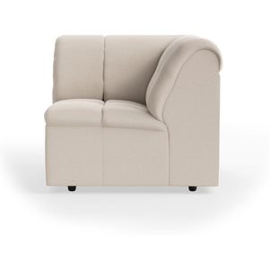 HKliving Wave bank corner Cosy Beige
