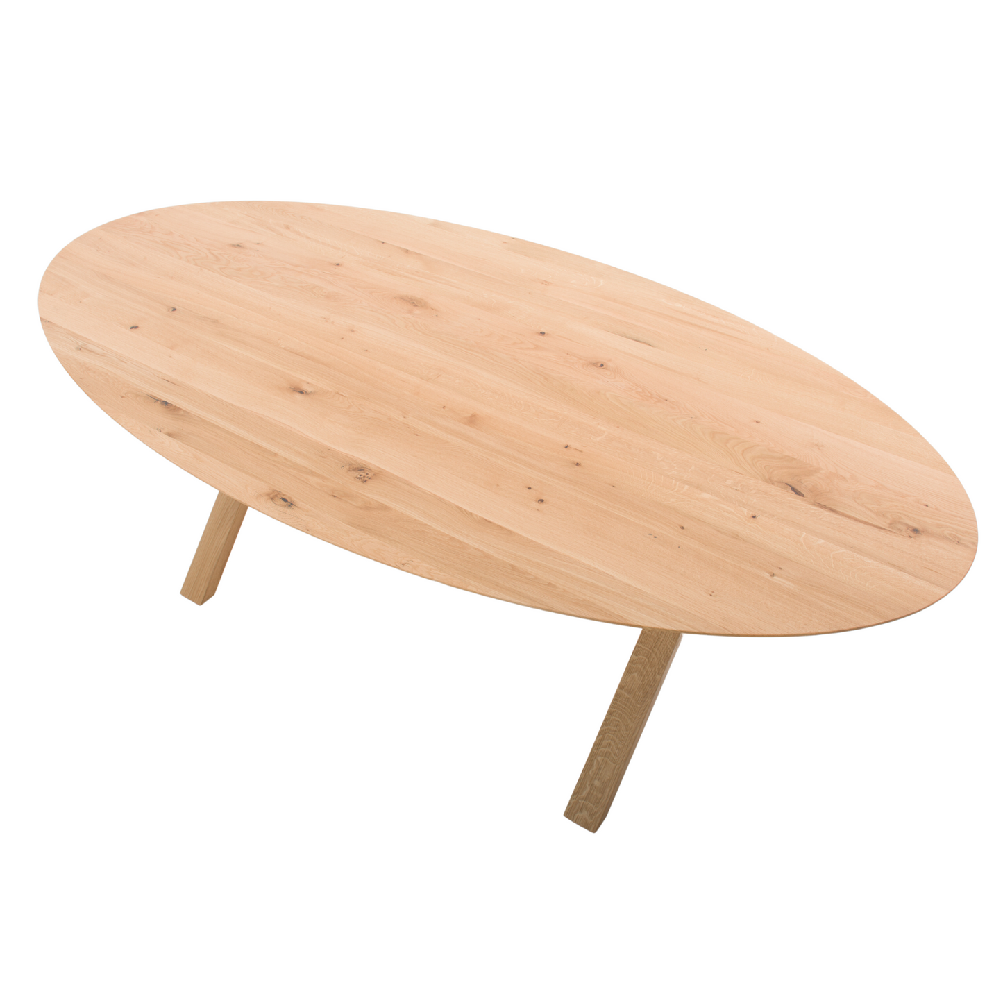 They & Me Madera eettafel ovaal 200x100 cm geolied eiken Naturel