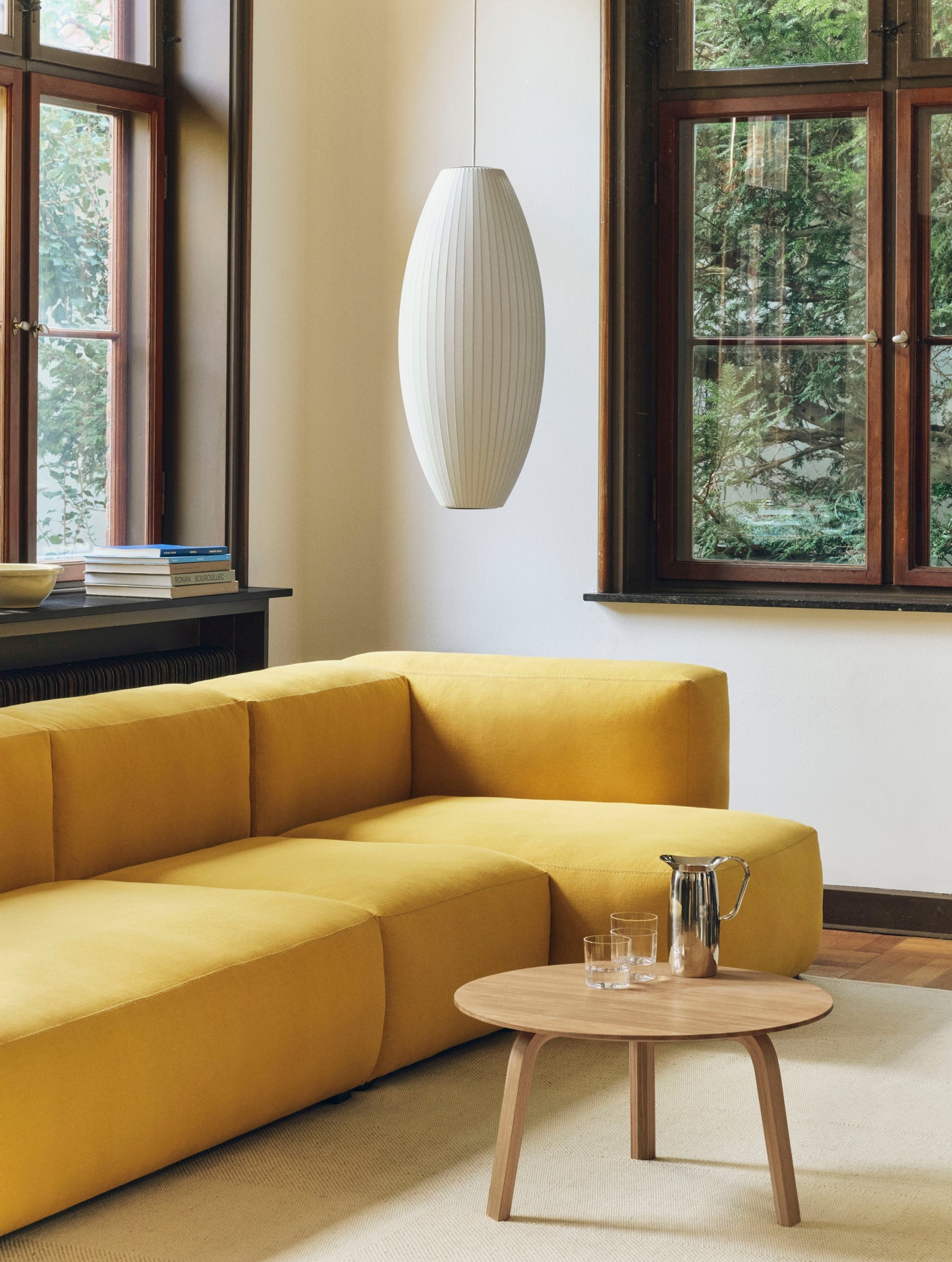 HAY Bella salontafel Ø80 H32 geolied eiken