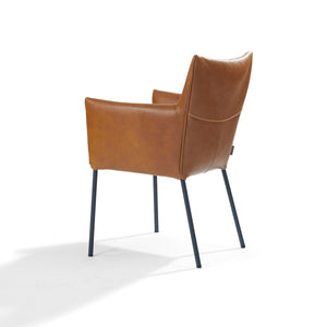 LABEL Vandenberg Mali armstoel Bruin