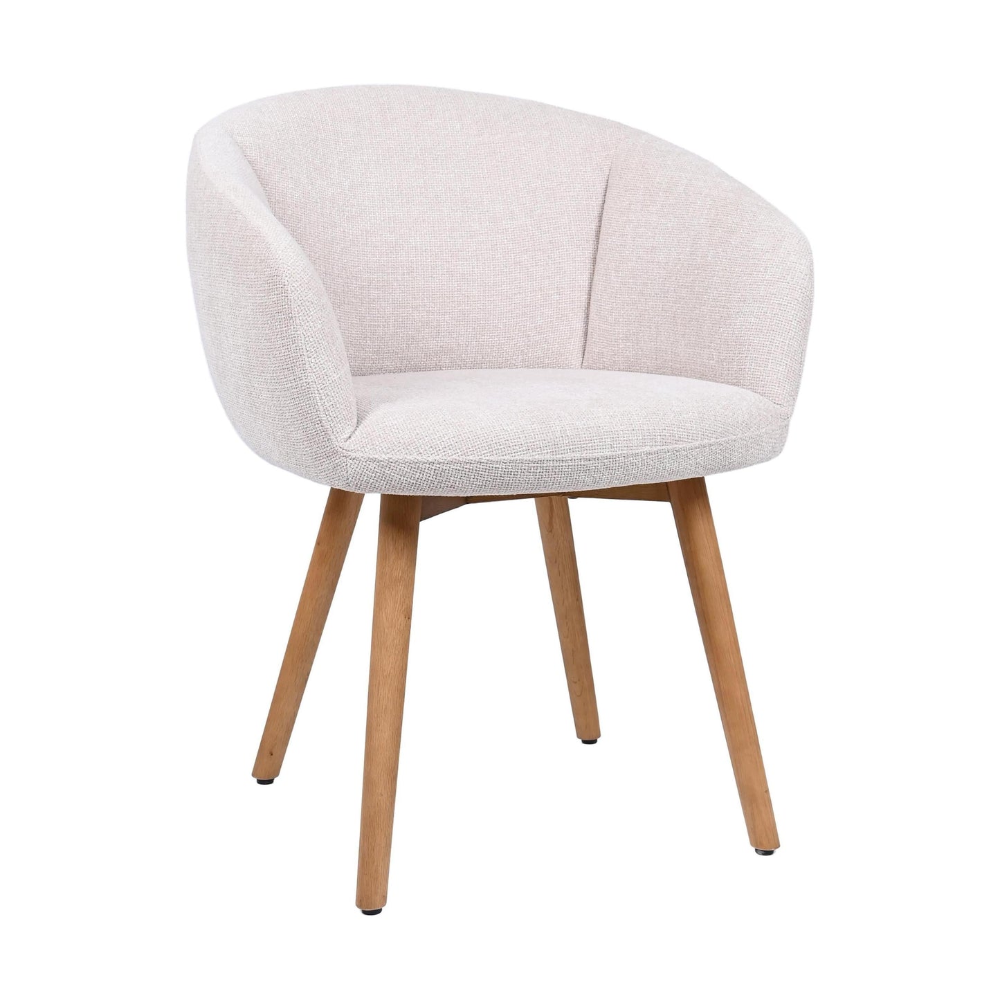 HelloChair HC17 Manoa armstoel houten poot Chacha Beige