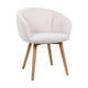 HelloChair HC17 Manoa armstoel houten poot Chacha Beige