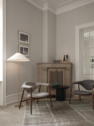 Gubi Moon bijzettafel Ø60 cm gezeept eiken