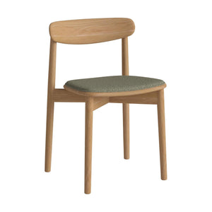 Bolia Merge eetkamerstoel Monza Green geolied eiken