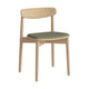 Bolia Merge eetkamerstoel Monza Green wit gepigmenteerd geolied eiken