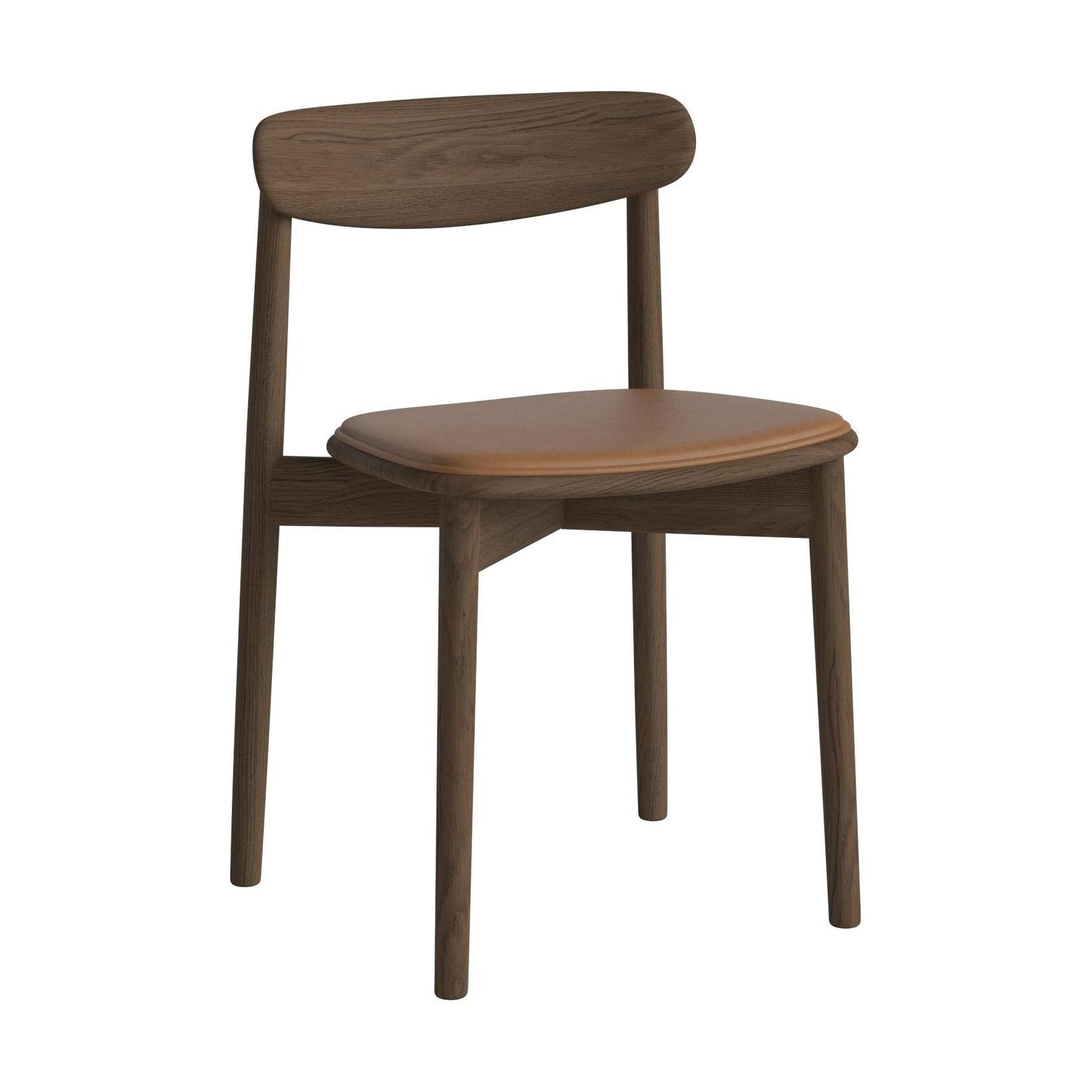 Bolia Merge eetkamerstoel Sydney Cognac donker geolied eiken