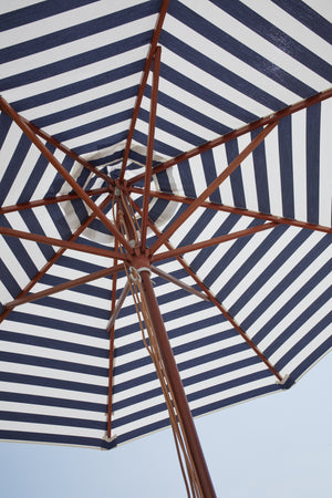 Fritz Hansen Messina parasol Ø270 cm Dark Blue Stripes