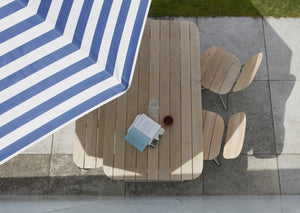 Fritz Hansen Messina parasol Ø270 cm Dark Blue Stripes