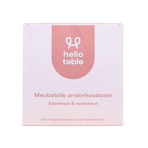 HelloTable Meubelolie Onderhoudsset