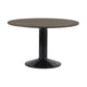 Muuto Midst eettafel rond Ø120 cm Dark Oiled Oak/Black