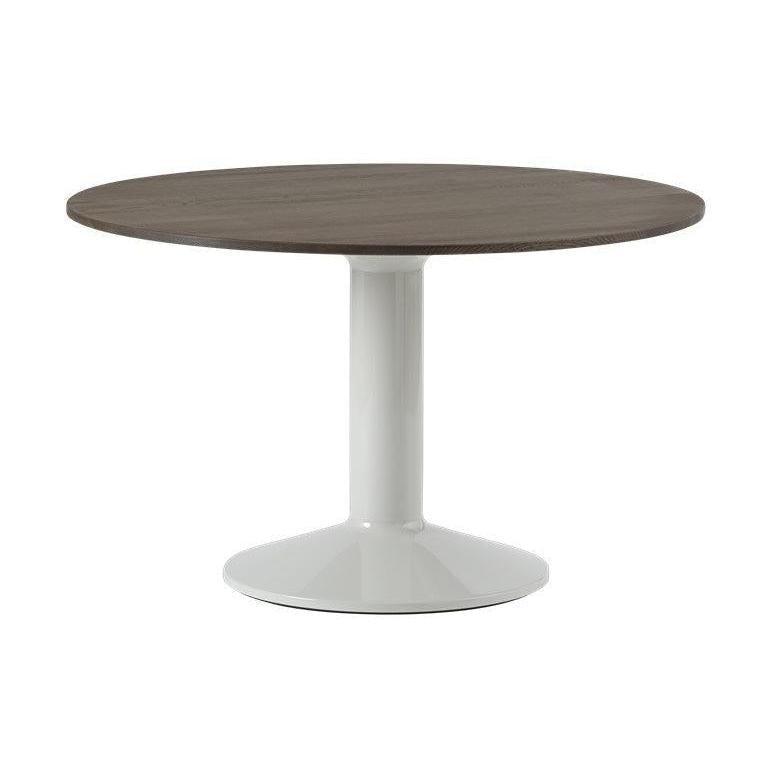 Muuto Midst eettafel rond Ø120 cm Dark Oiled Oak/Grey