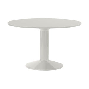 Muuto Midst eettafel rond Ø120 cm Grey Linoleum/Grey