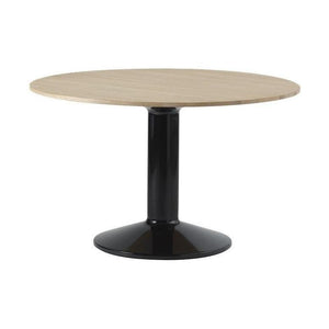 Muuto Midst eettafel rond Ø120 cm Oiled Oak/Black