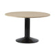 Muuto Midst eettafel rond Ø120 cm Oiled Oak/Black
