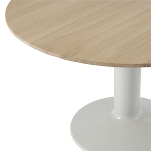 Muuto Midst eettafel rond Ø120 cm Oiled Oak/Grey