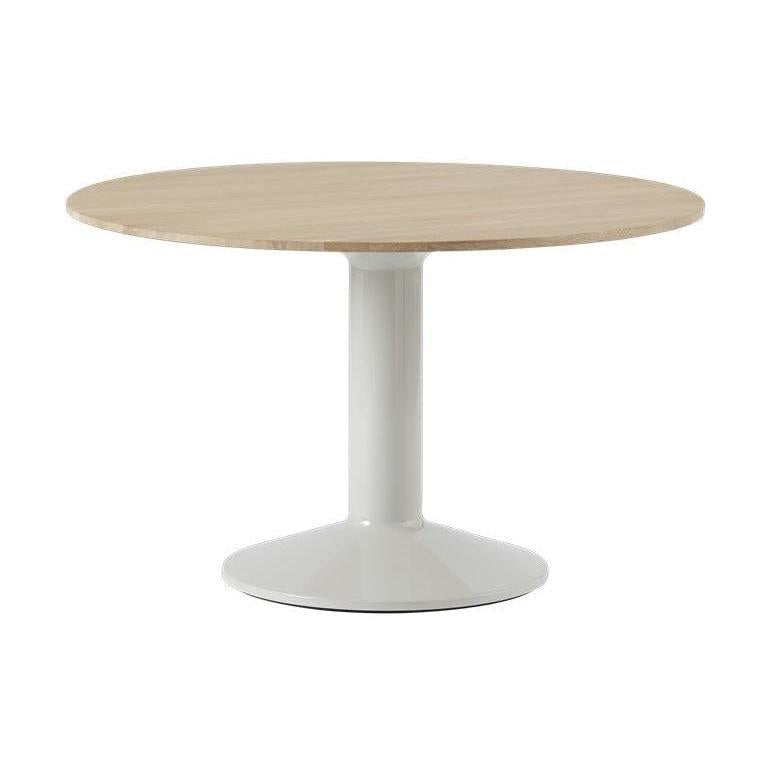 Muuto Midst eettafel rond Ø120 cm Oiled Oak/Grey