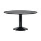 Muuto Midst eettafel rond Ø140 cm Black Nanolaminate/Black